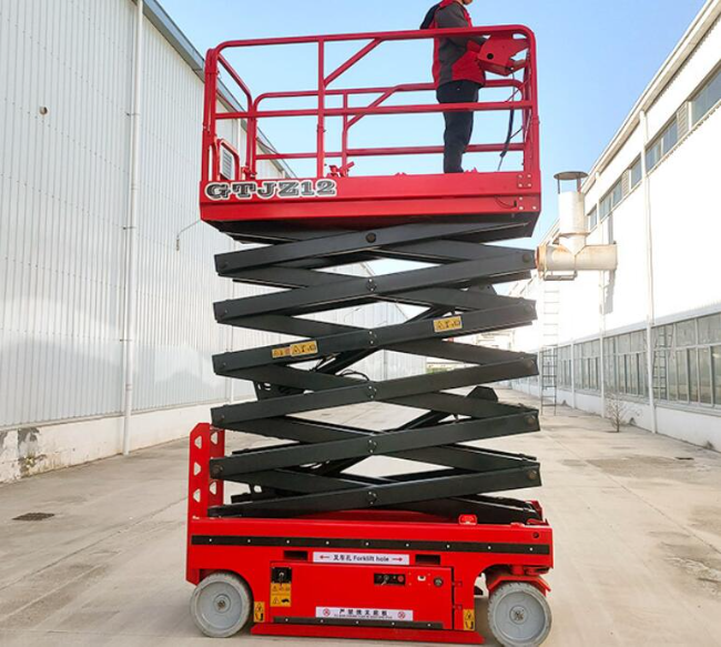 青松路街道自行走移动式升降机