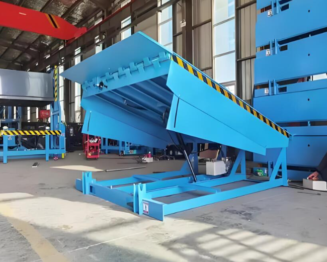 青松路街道固定式登车桥